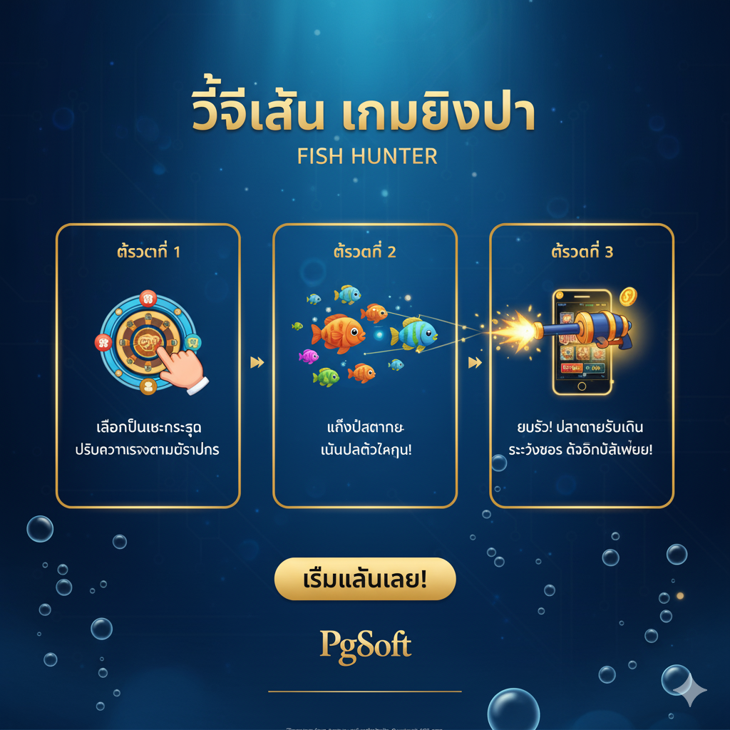 Pgslotcash สนุกไปกับ Joker Fishing